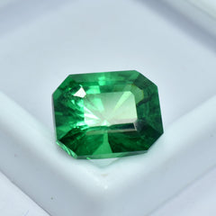 10.90 Carat Natural Garnet Emerald Shape Green Garnet Jewelry Making Gemstone Certified Garnet Loose Gemstone