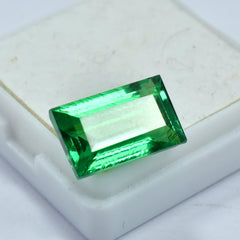 Certified Natural Tsavorite Green Garnet 8.90 Carat Garnet Emerald Shape Loose Gemstone