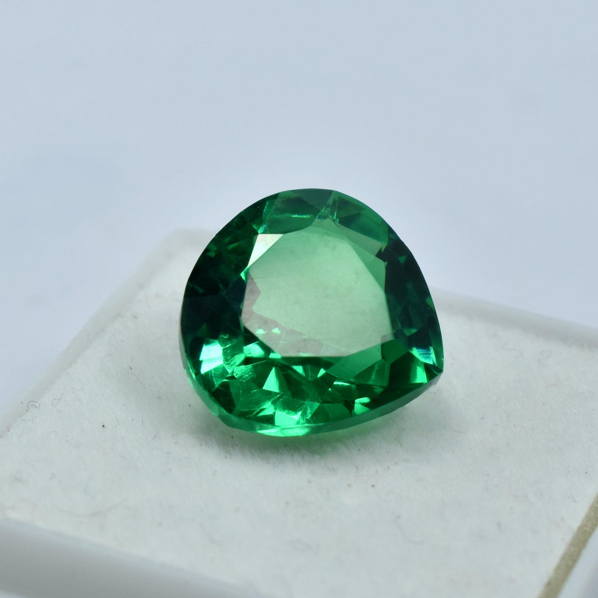 10.25 Carat Natural Green Garnet Pear Shape Certified Tsavorite Garnet Form Brazil Loose Gemstone