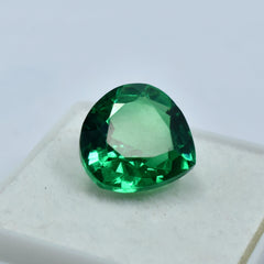 10.25 Carat Natural Green Garnet Pear Shape Certified Tsavorite Garnet Form Brazil Loose Gemstone