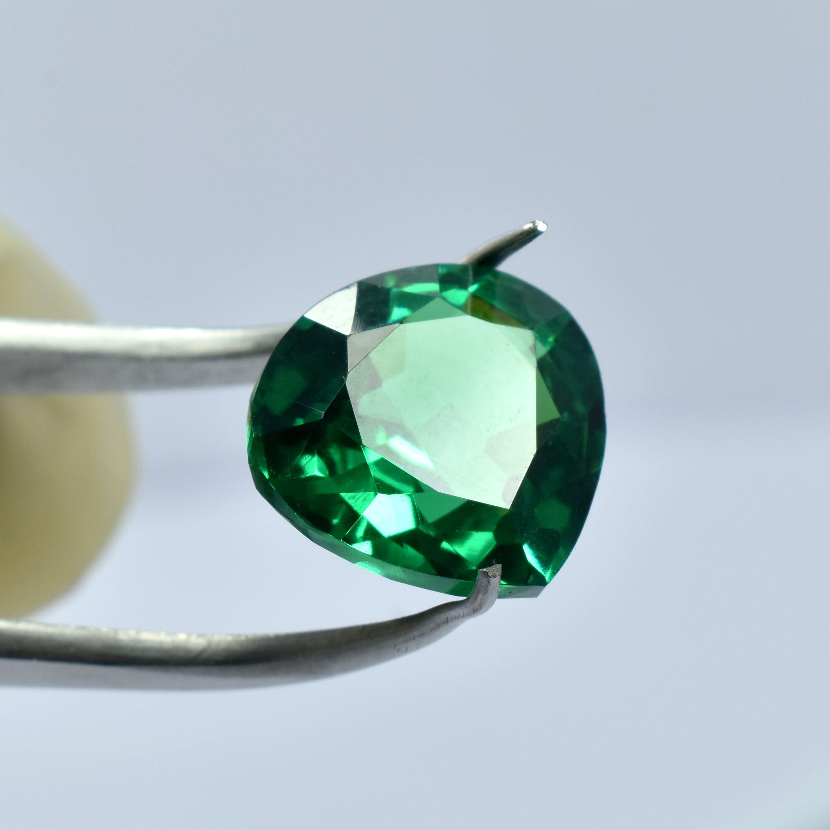 10.25 Carat Natural Green Garnet Pear Shape Certified Tsavorite Garnet Form Brazil Loose Gemstone