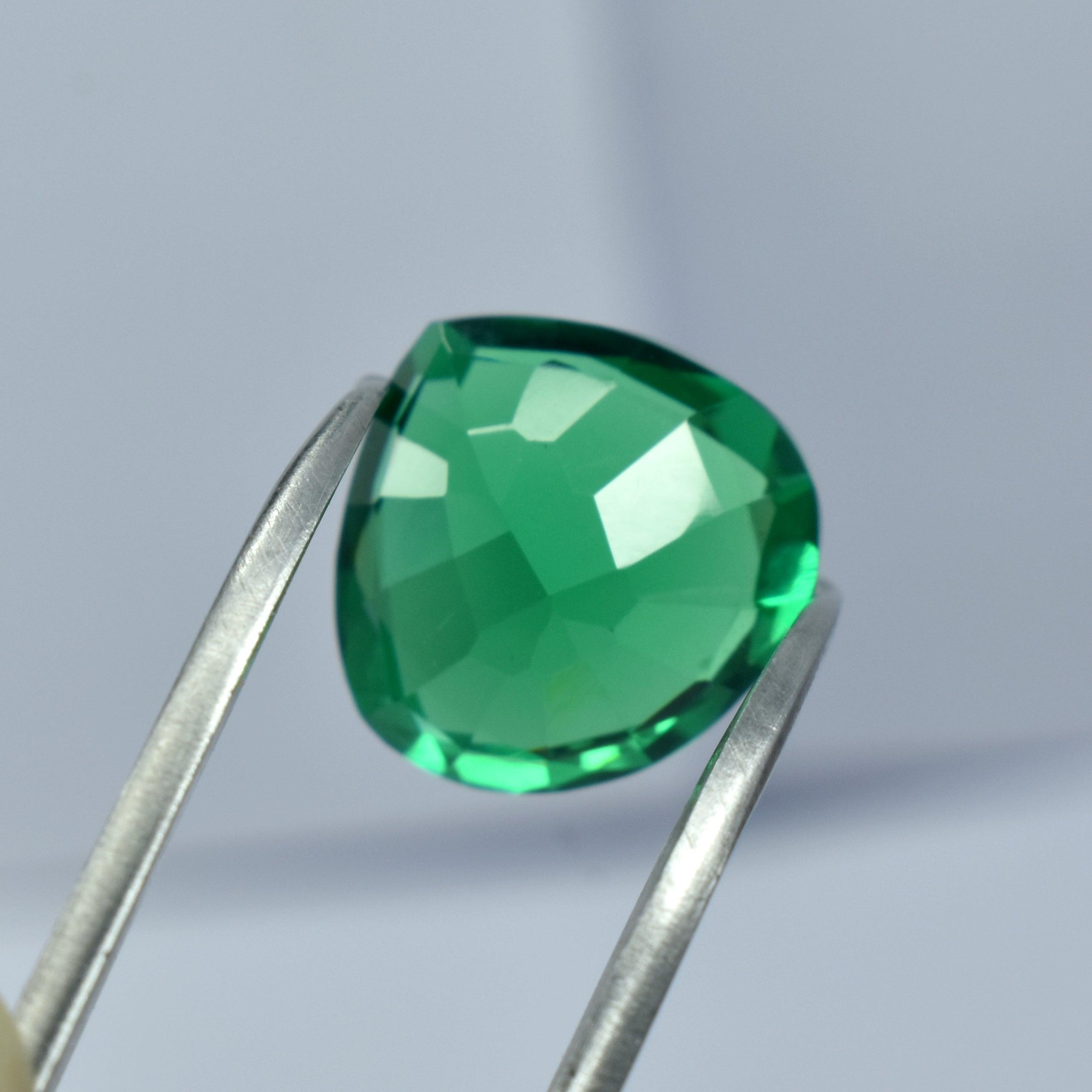 10.25 Carat Natural Green Garnet Pear Shape Certified Tsavorite Garnet Form Brazil Loose Gemstone