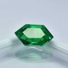 Natural Tsavorite  Green Garnet 10.85 Carat Green Garnet Fancy Shape Certified Loose Gemstone