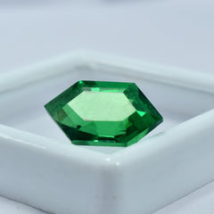 Natural Tsavorite  Green Garnet 10.85 Carat Green Garnet Fancy Shape Certified Loose Gemstone