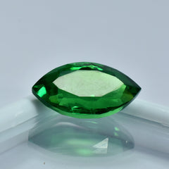 Natural Green Garnet 10.60 Carat Marquise Shape Certified Jewelry Making Loose Gemstone