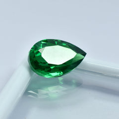 Tsavorite Green Garnet 9.25 Carat Natural Certified Pear Shape Garnet Loose Gemstone