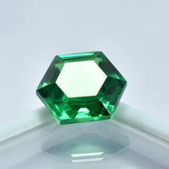 Brazilian Green Garnet 10.25 Carat Natural Certified Fancy Shape Green Garnet Loose Gemstone