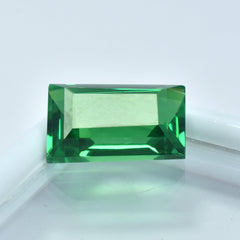 Green Garnet 9.55 Carat Tsavorite Garnet Emerald Shape Natural Green Garnet Natural Certified Pendant Making Green Garnet Loose Gemstone