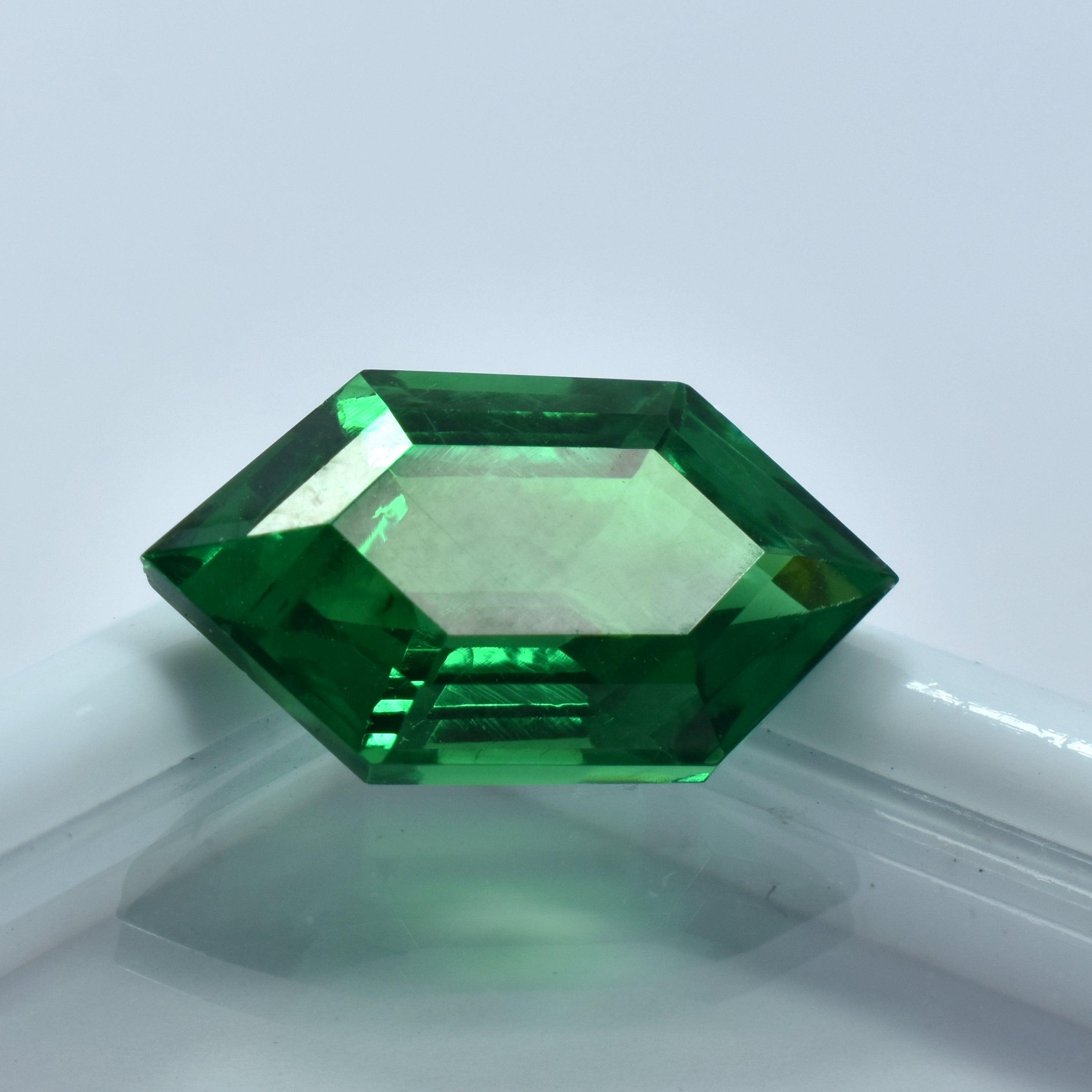 Natural Tsavorite Garnet 9.90 Carat Fancy Shape Green Garnet Certified Loose Gemstone Brazilian Green Garnet