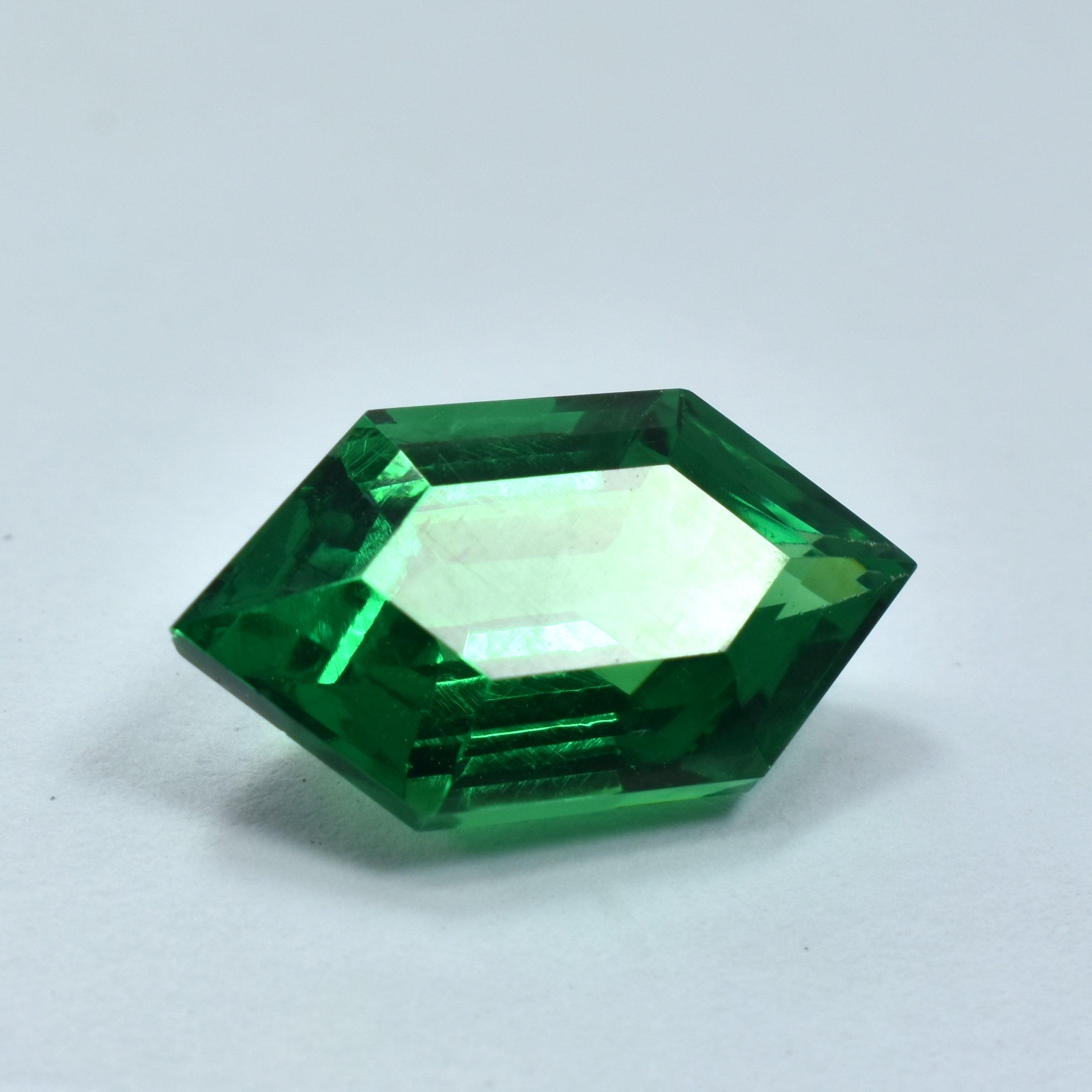 Natural Tsavorite Garnet 9.90 Carat Fancy Shape Green Garnet Certified Loose Gemstone Brazilian Green Garnet