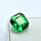 January Birthstone Tsavorite Green Garnet 9.75 Carat Square Shape Certified Natural Green Garnet Tsavorite Certified Green Garnet Loose Gemstone