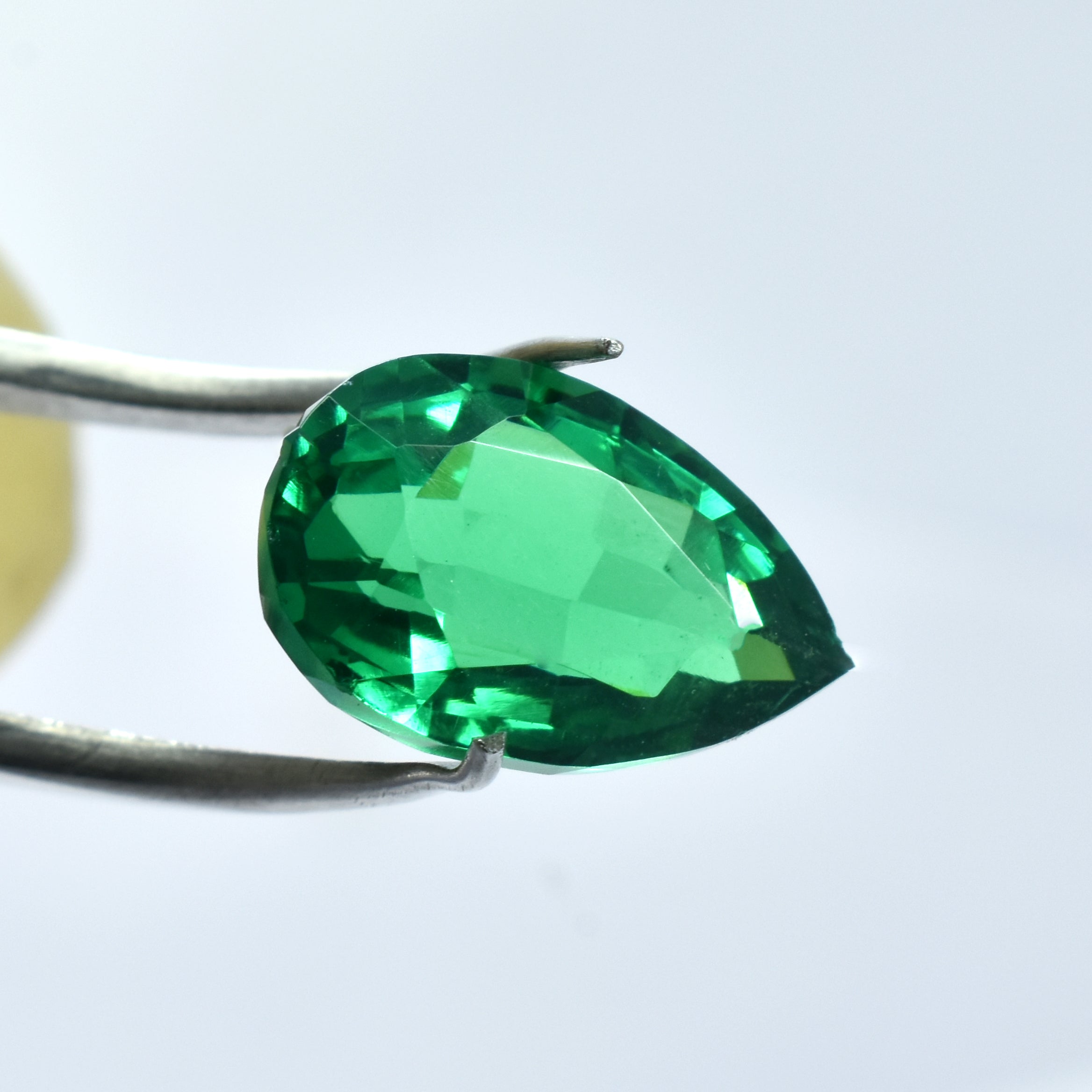 Brazilian Green Garnet 8.25 Carat Pear Shape Green Garnet Certified Natural Green Garnet Tsavorite Certified Garnet Best For Protection Loose Gemstone