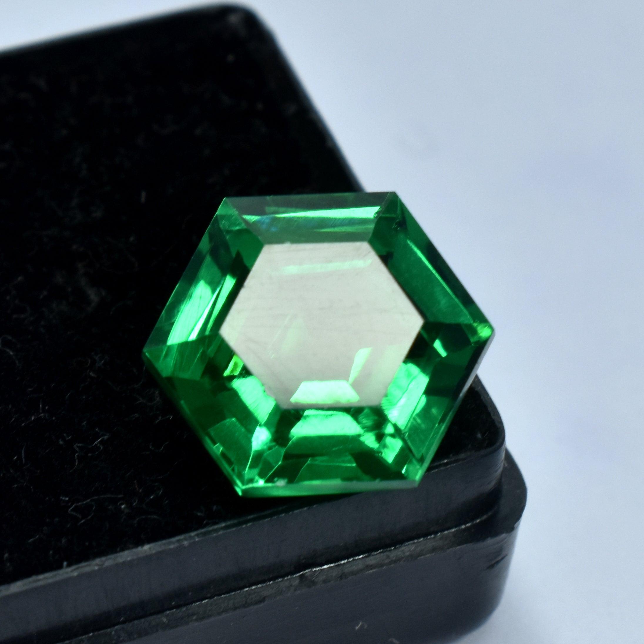 9.55 Carat  Fancy Shape Tsavorite Green Garnet Natural Certified Garnet Loose Gemstone Best For Good Luck