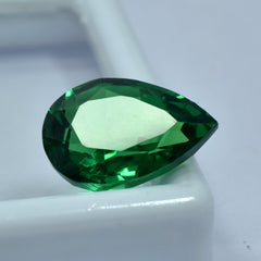 Glistening Garnet 8.90 Carat Pear Shape Green Garnet Natural Certified Loose Gemstone Tsavorite Green Garnet