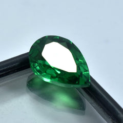 Glistening Garnet 8.90 Carat Pear Shape Green Garnet Natural Certified Loose Gemstone Tsavorite Green Garnet