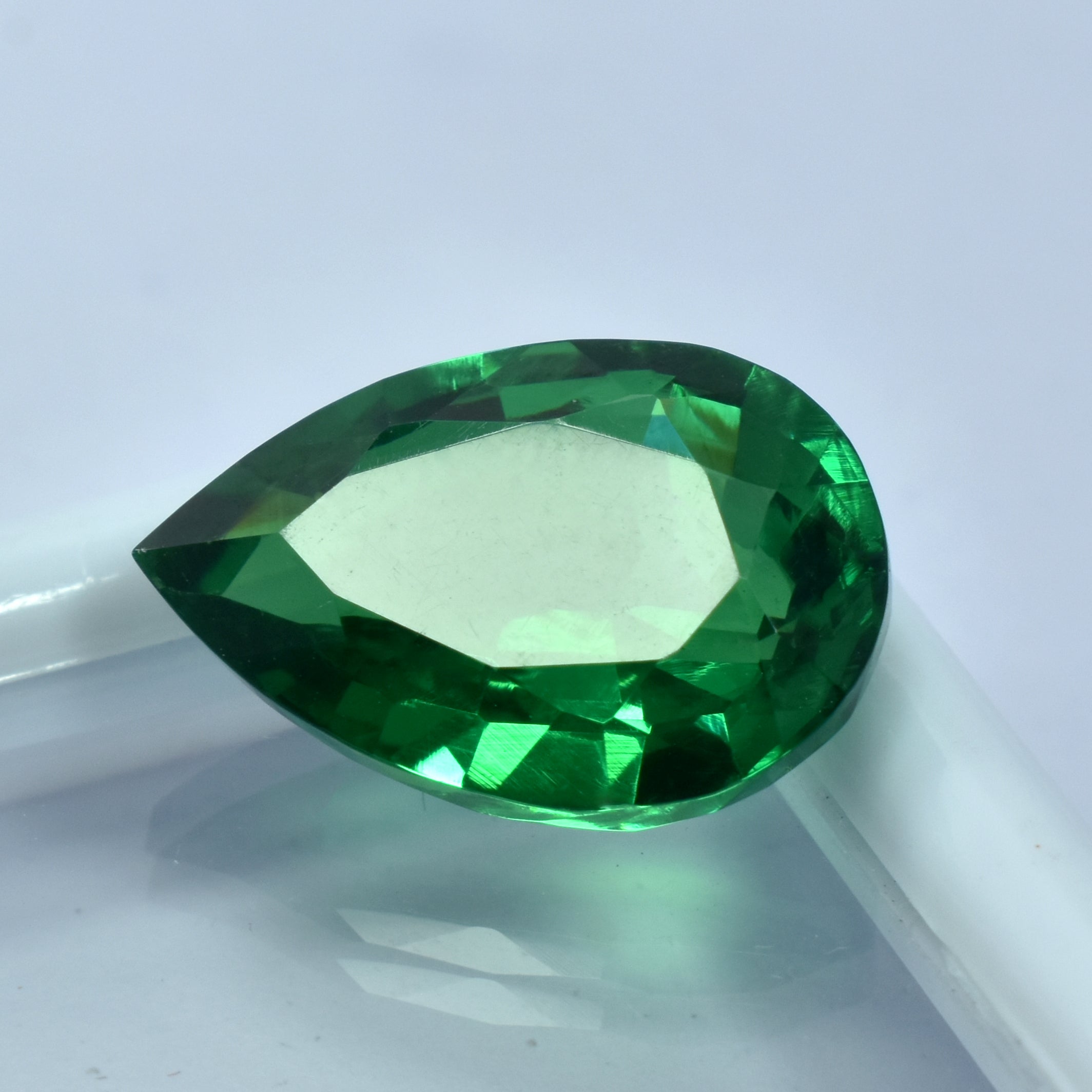 Best Certified Green Garnet 8.45 Carat Pear Shape Natural Green Garnet Natural Certified Loose Gemstone January Birthstone Green Garnet