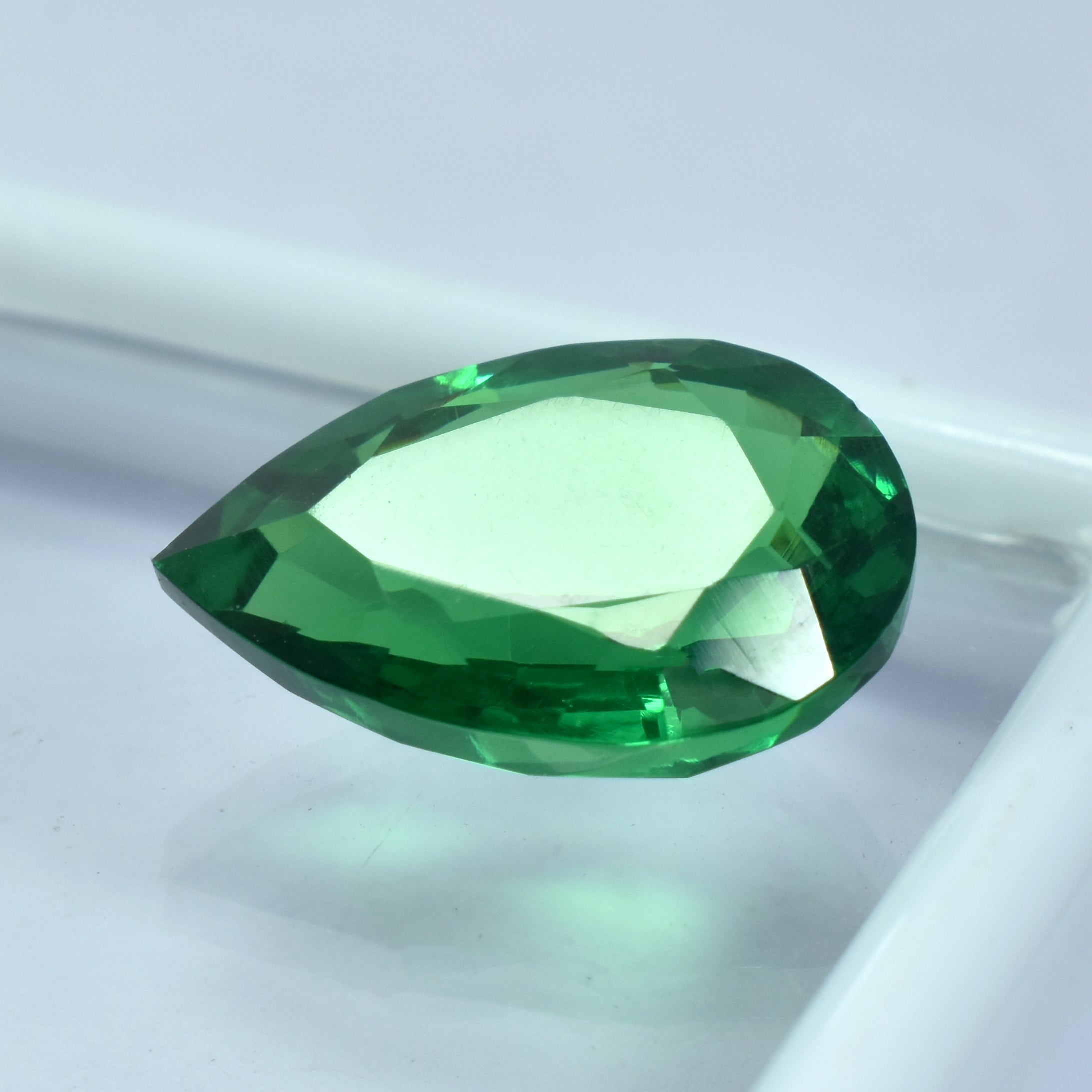 Best Certified Green Garnet 8.45 Carat Pear Shape Natural Green Garnet Natural Certified Loose Gemstone January Birthstone Green Garnet