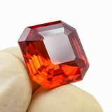 Square 8.90 Ct NATURAL Sapphire CERTIFIED Stunning Padparadscha Loose Gemstone