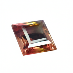 19.40 carat bi-color sapphire for engagement rings, a certified loose gemstone.