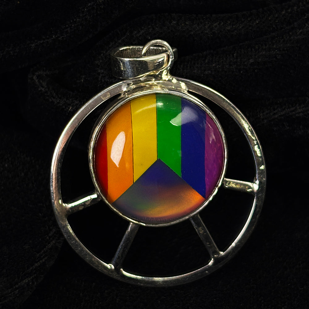 handmade opal pendant