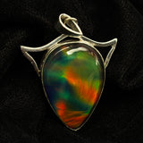 sterling silver opal pendant