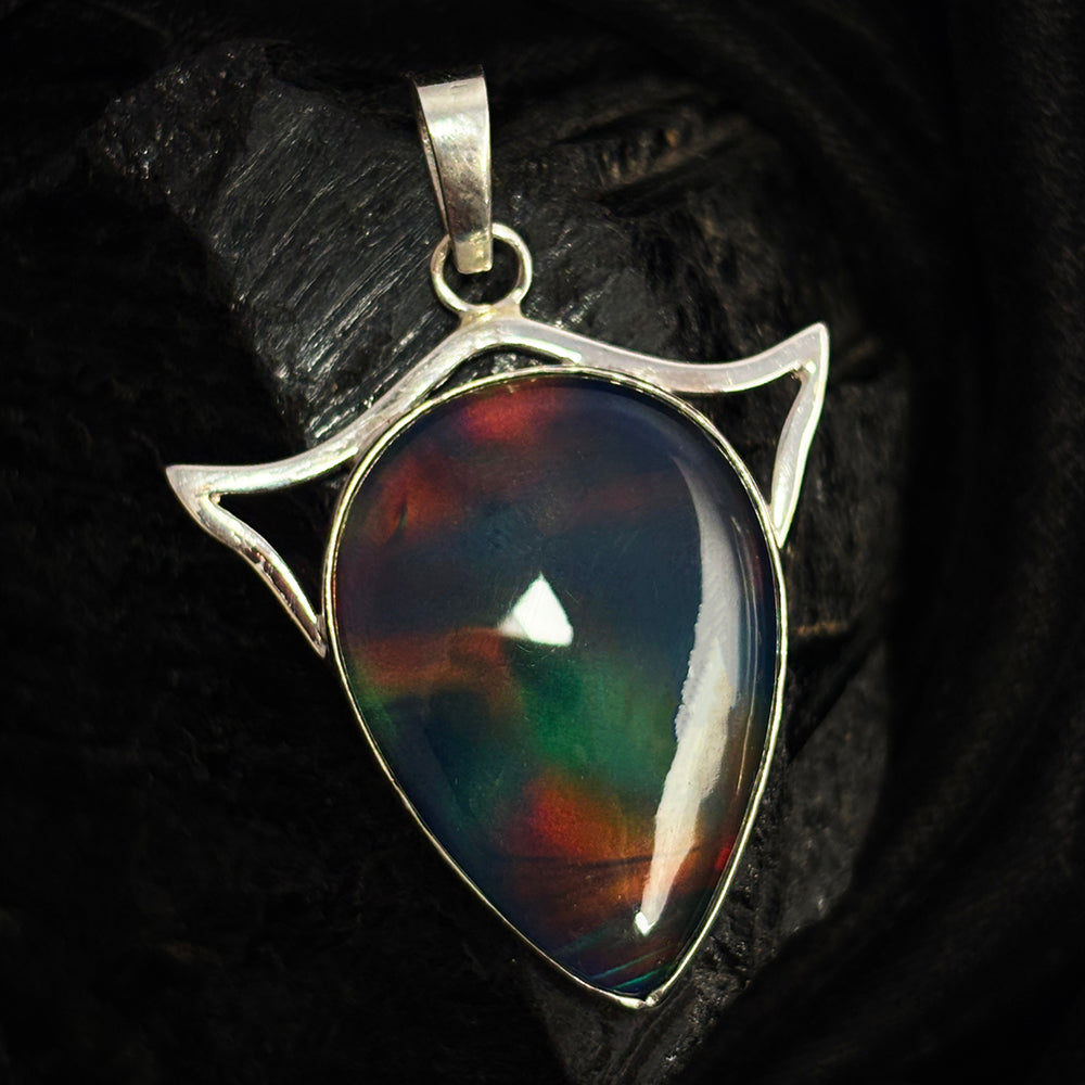opal necklace pendant