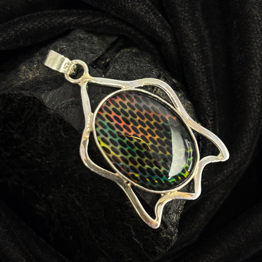 38 Ct Natural Oval Opal 925 Sterling Silver CERTIFIED Gems Pendant Free Delivery