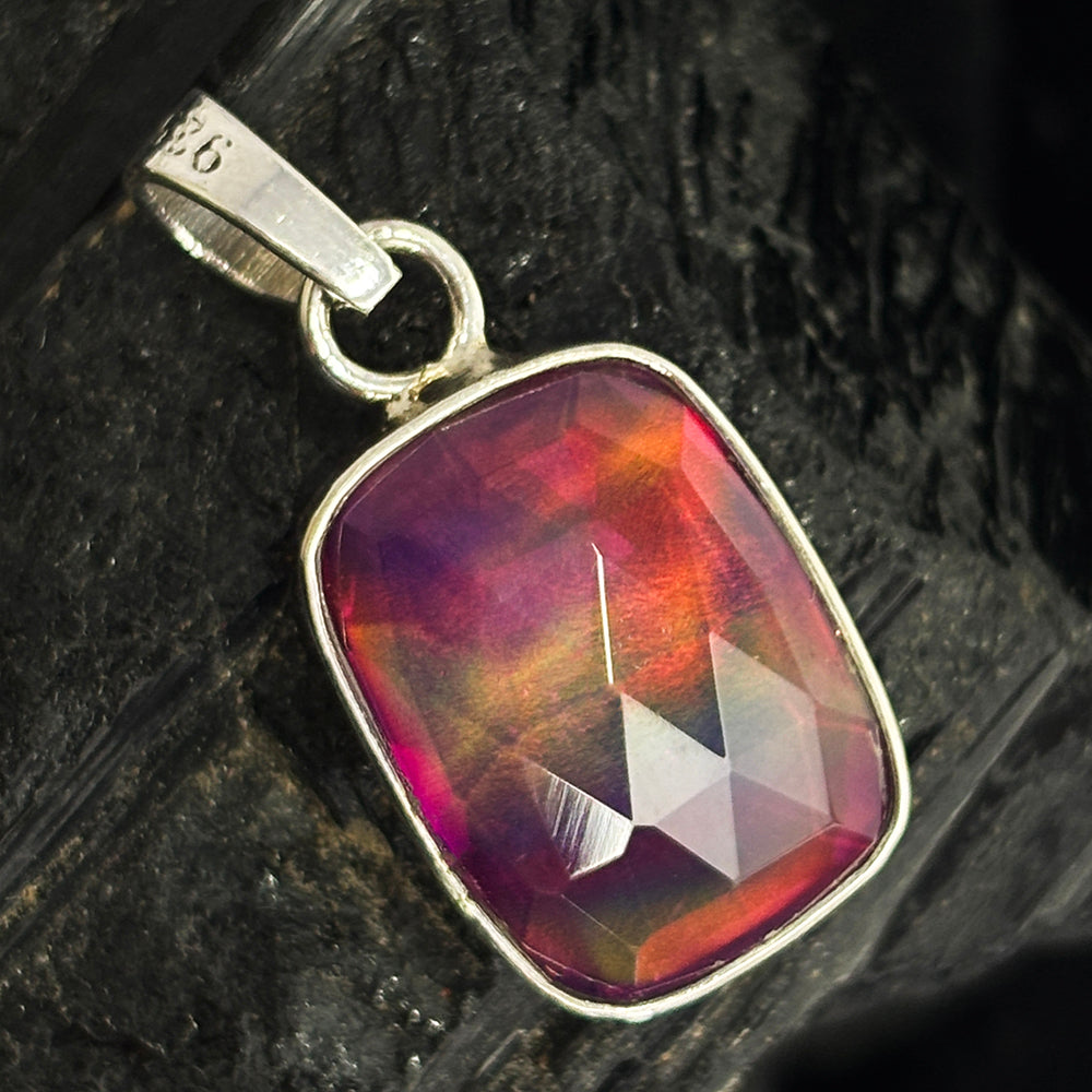 Beautiful 20 Ct Cushion Pendant Natural CERTIFIED 925 Sterling Silver For Gift