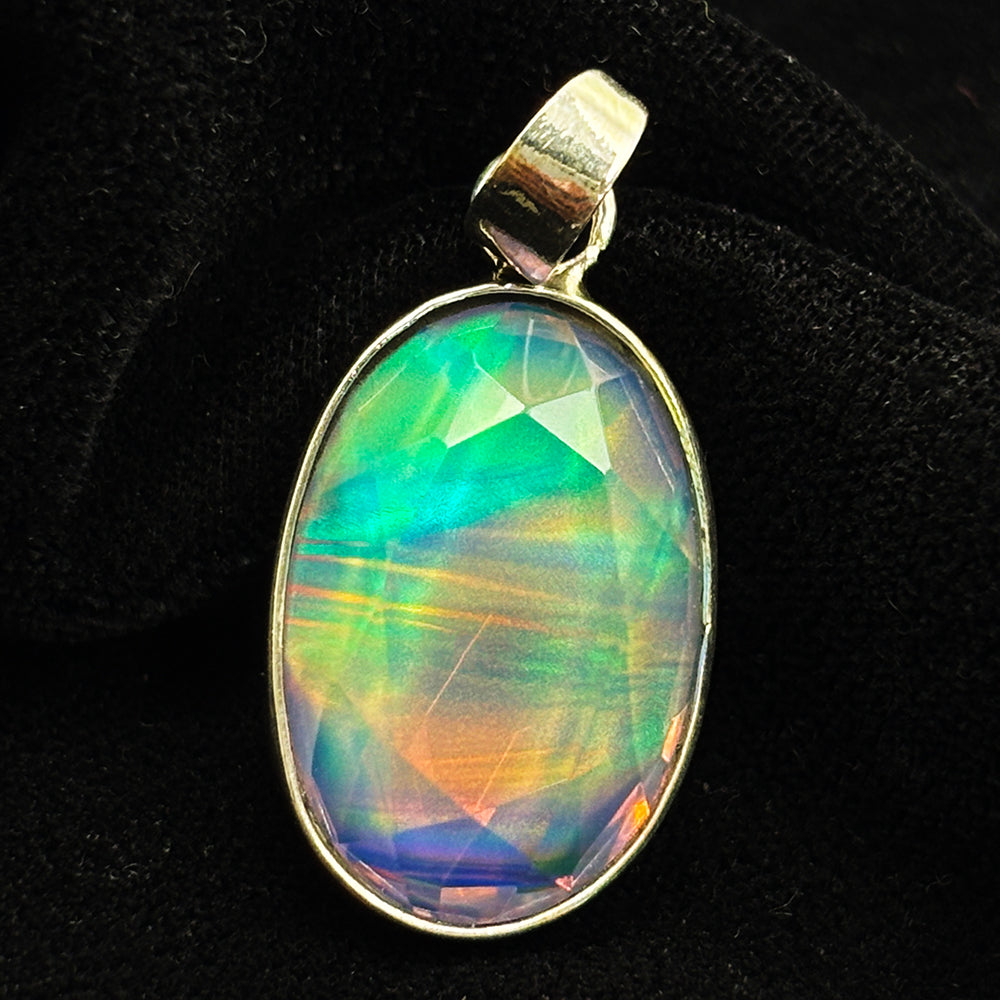 handmade opal pendant