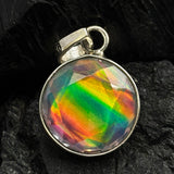 925 Starling Silver Natural Opal 21 Ct Gems CERTIFIED Oval Pendant Gift For Her