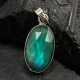 21 Ct Natural Opal 925 Sterling Silver CERTIFIED Oval Pendant Jewelry For Gift