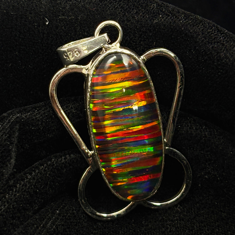 opal necklace pendant