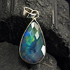 sterling silver gemstone pendant
