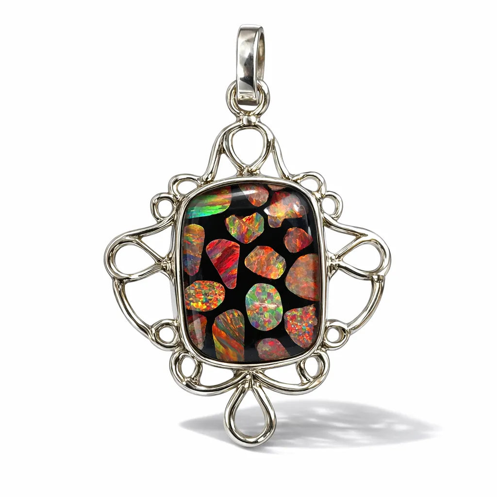 opal pendant for women