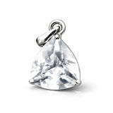 sterling silver sapphire pendant
