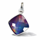 sterling silver opal pendant