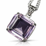 sterling silver sapphire pendant