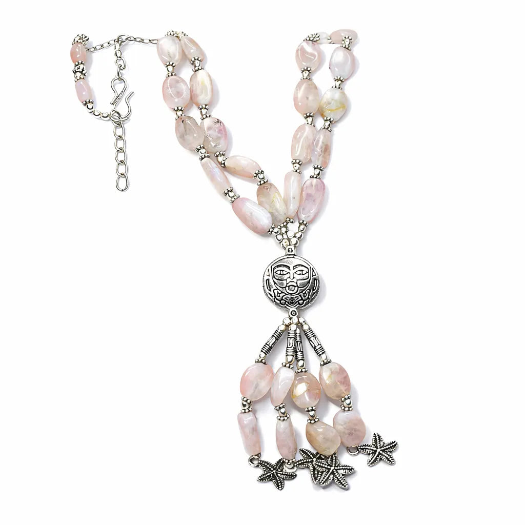 284ct natural silver moonstone – on hand for size scale