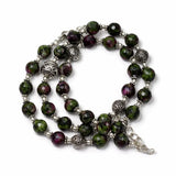 208.2ct natural silver ruby – top view showing natural form