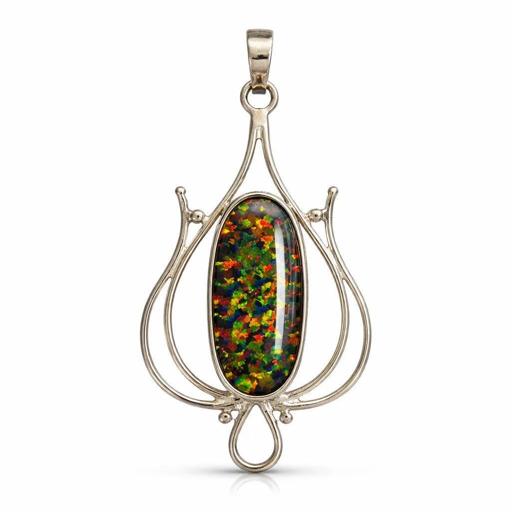 natural opal pendant