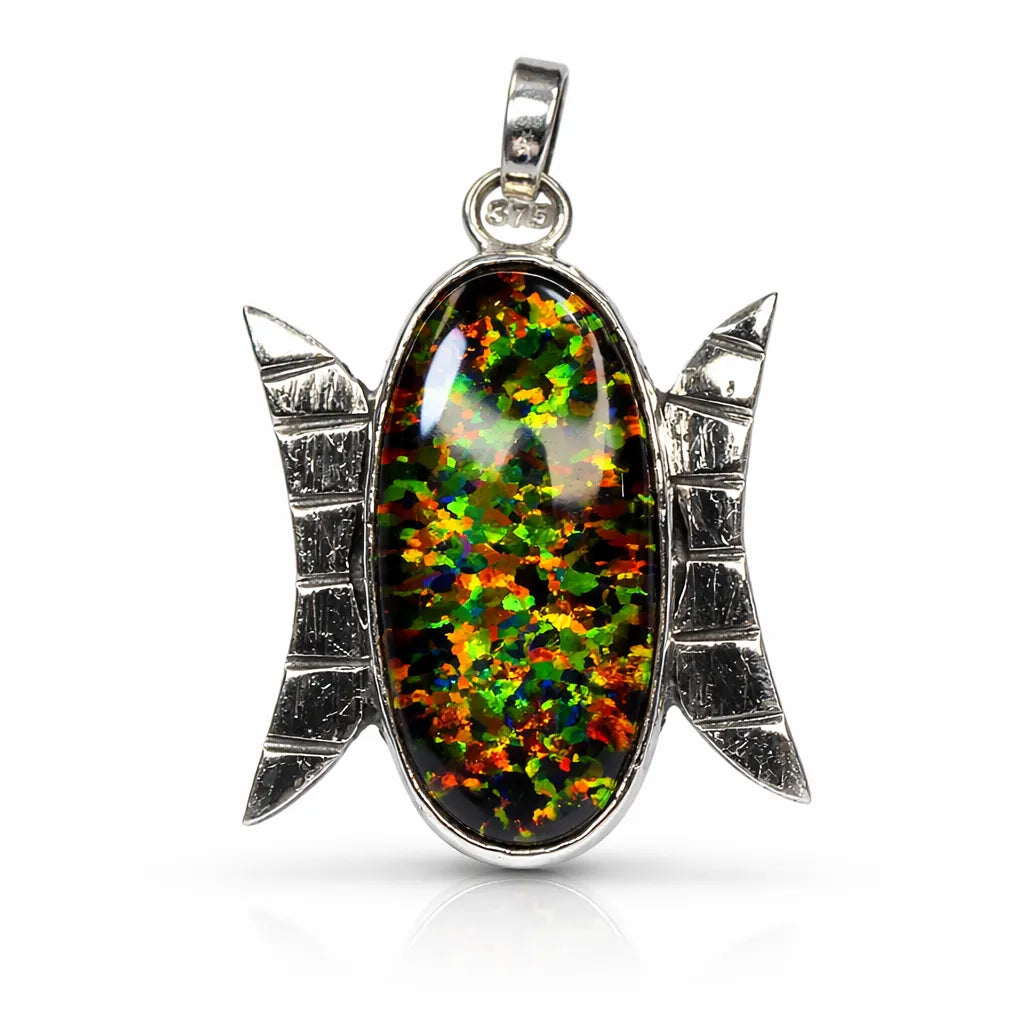 natural opal pendant