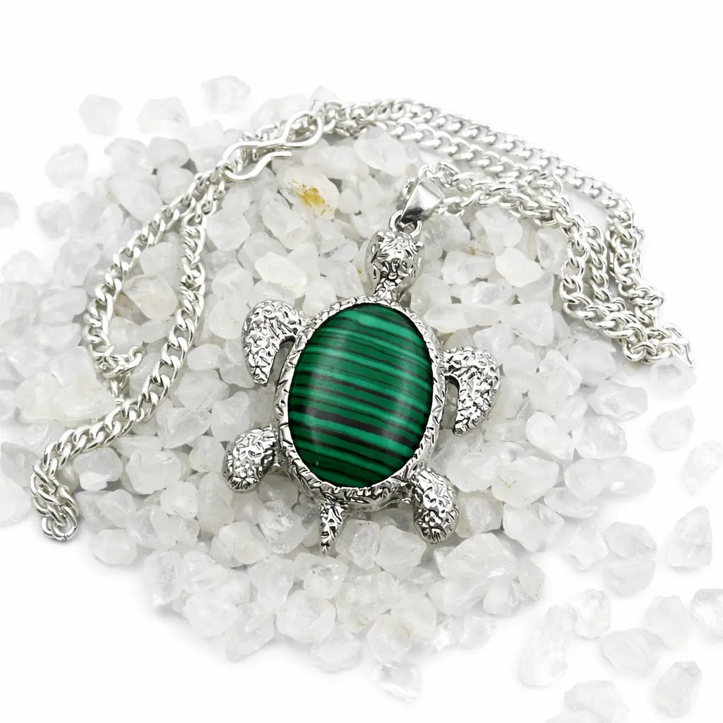 sterling silver jade pendant