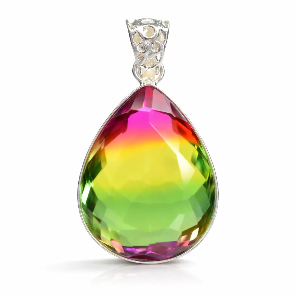natural tourmaline pendant
