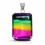 natural tourmaline pendant