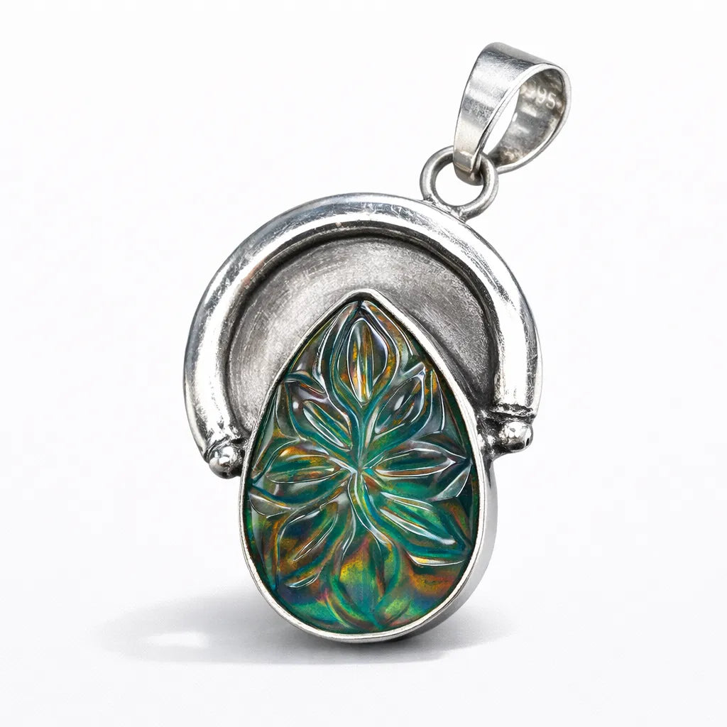 natural opal pendant