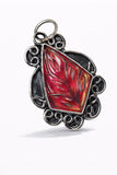 sterling silver opal pendant