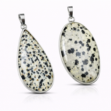 sterling silver jasper pendant