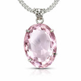 sterling silver sapphire pendant