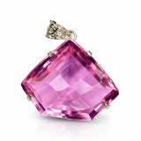 sterling silver sapphire pendant