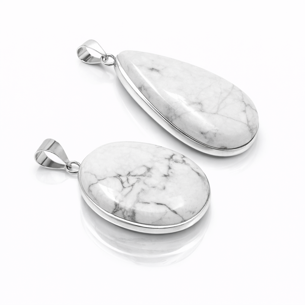 sterling silver gemstone pendant
